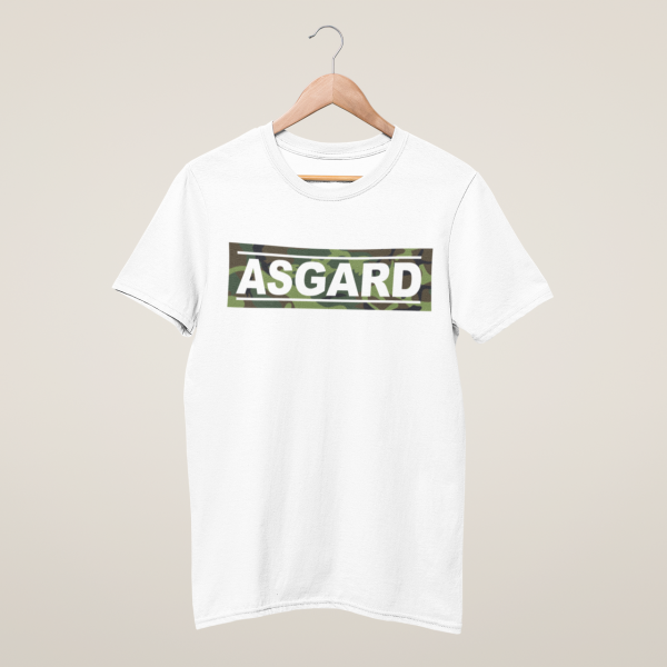 HolyHeimat Asgard Camo T-Shirt Bio-Baumwolle weiß